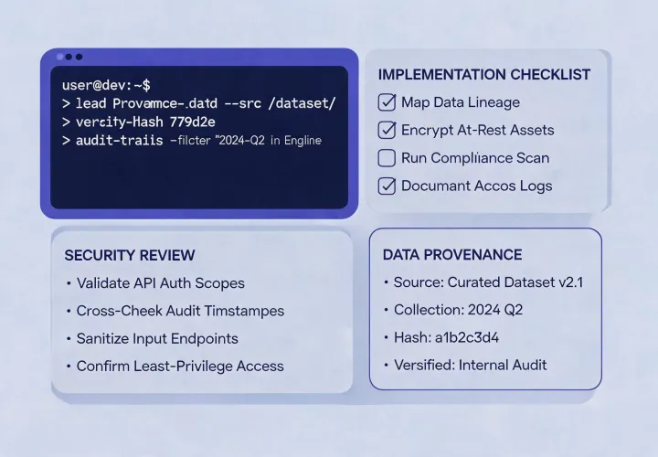 Installation and security review workspace